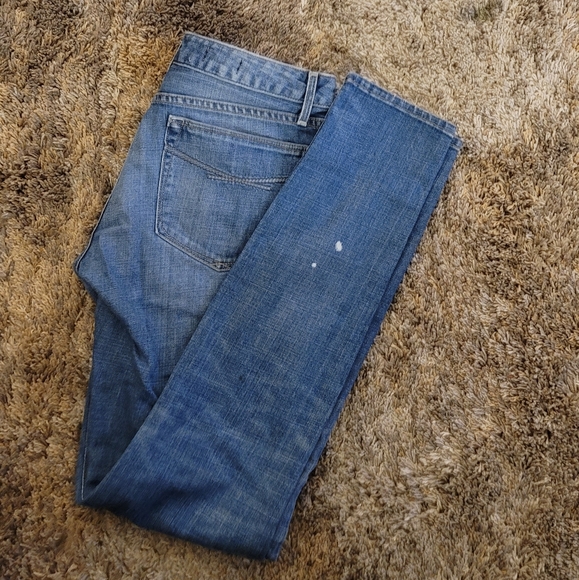 Gap 1969 Always Skinny Medium Wash White Splatter Detail Jeans 27 - Picture 7 of 11